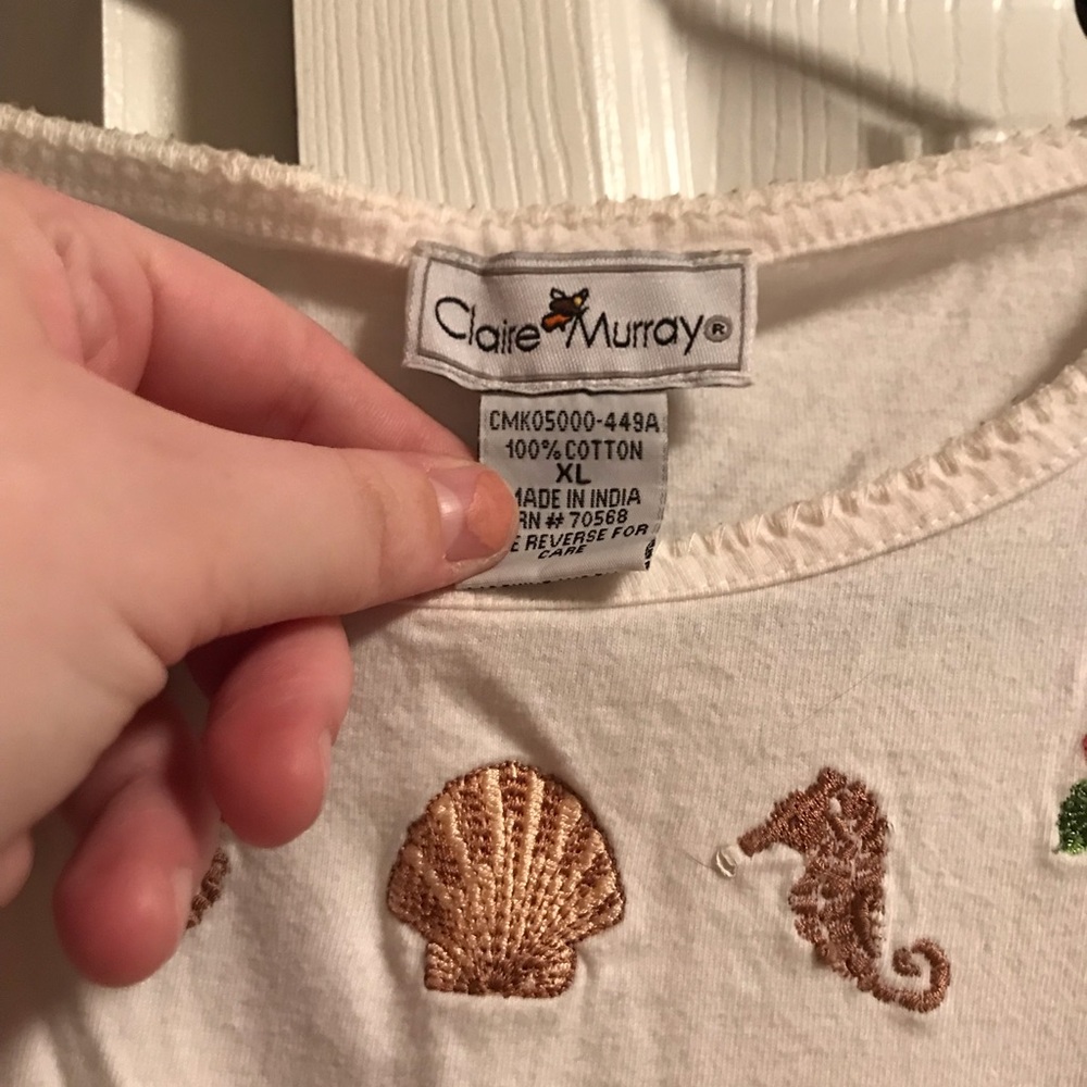 Claire Murray XL Pajama Set. The pants are capris